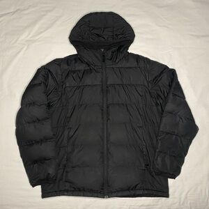 The North Face 550 Jacket Men’s Size Large Black Full Zip Puffer Coat Hooded